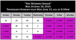 Performance Calendar