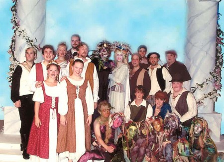 The cast of "A Midsummer Night's Dream" 1998